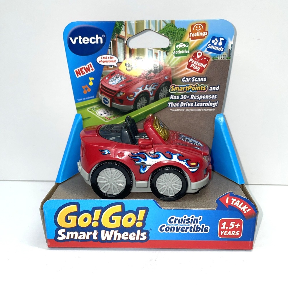 VTech Go Go Smart Wheels Cruisin' Convertible Red Car